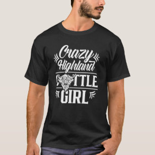 Camiseta Chica bovino de la región montañosa loca de la vac