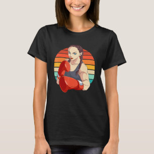 Camiseta Chica Boxer mujeres luchadoras boxean knockout