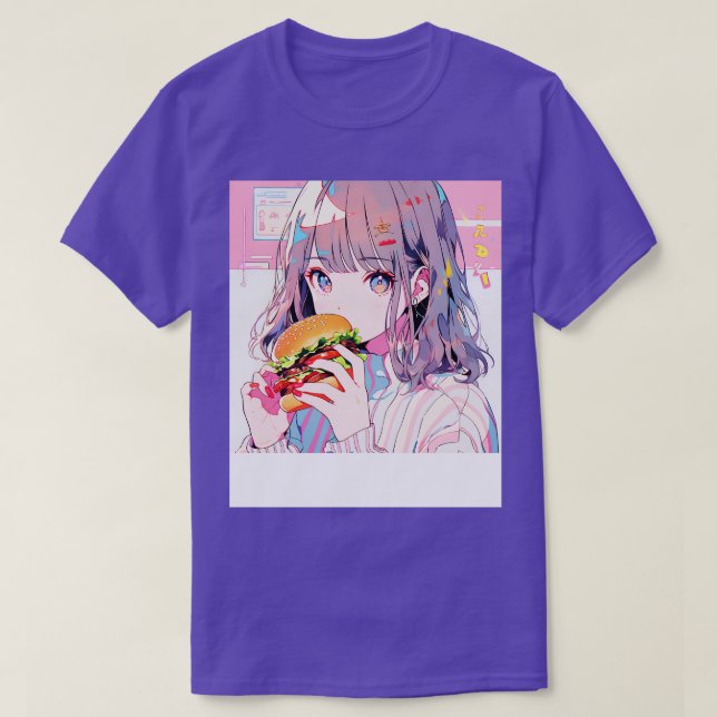 Camiseta chica burger (Diseño del anverso)