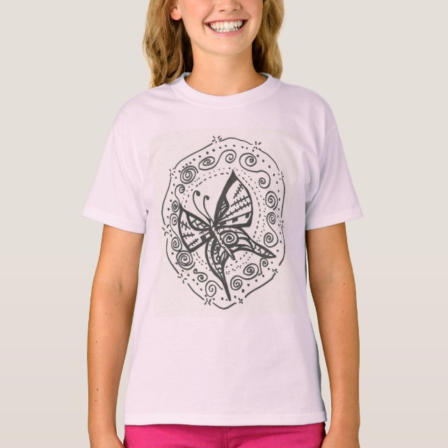 Camiseta Chica Butterfly T-Shirt (Anverso)