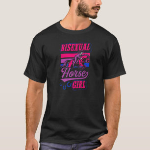 Camiseta Chica Caballo Bisexual Orgullo Bisexual Caballo E