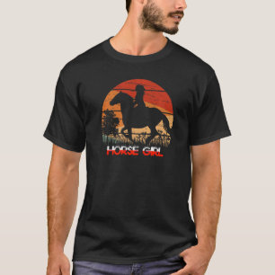 Camiseta Chica Caballo Caballos, Animal, Ganadería, Jinete