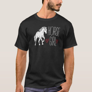 Camiseta Chica Caballo Ecuestre Salto de Caballo Salto de C