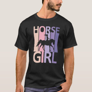 Camiseta Chica Caballo Mujer País Chica Jinete Equitación