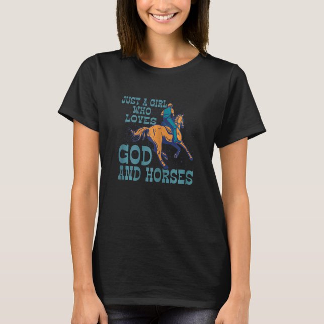 Camiseta Chica Caballo Vaulting  6 (Anverso)