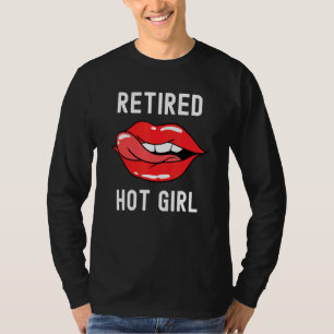 Camiseta Chica Caliente Retirado Con Labios Rojos - Citas D