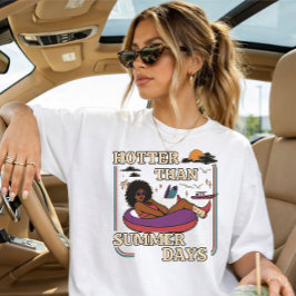Camiseta Chica Calurosa Verano 2026 Moda Tendencia