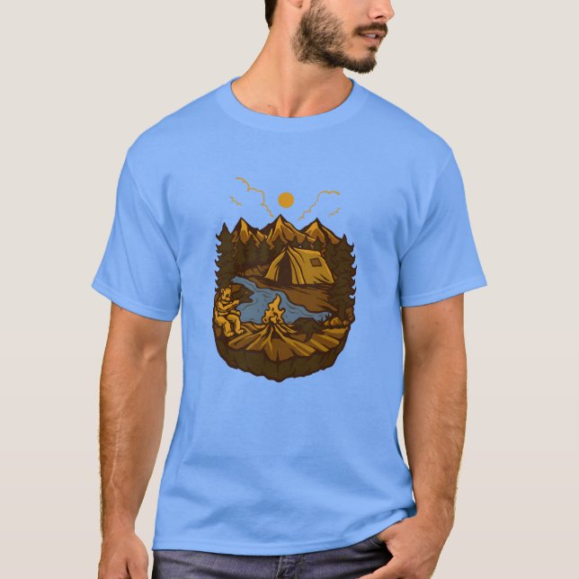 Camiseta chica CAMPAMENTO SALVAJE (Anverso)