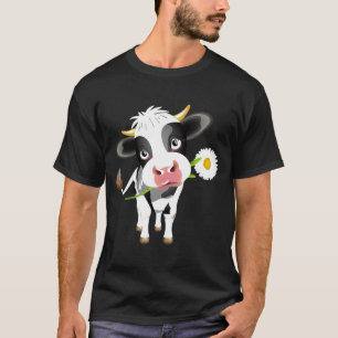 Camiseta Chica campesina de la granja de la vaca "Calf Love