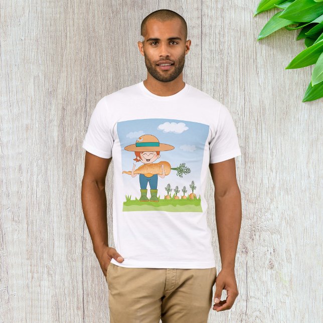 Camiseta Chica campesino con jardinería de garganta gigante (Subido por el creador)