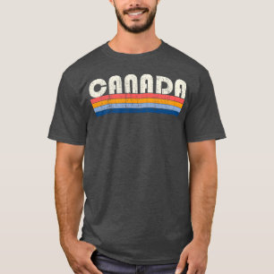 Camiseta Chica Canadá estilo 70S 80S