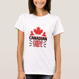 Camiseta Chica canadiense