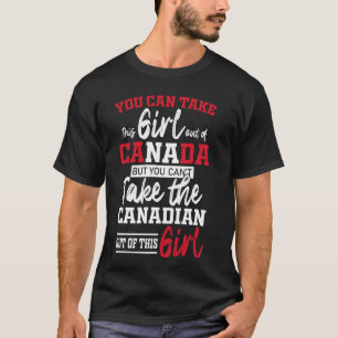 Camiseta Chica canadiense Maple Leaf Canada