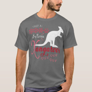 Camiseta Chica canguro de regalo de animales australianos