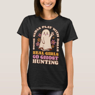 Camiseta Chica Caza fantasma Investigador paranormal Fantas
