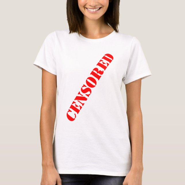 Camiseta chica censurado (Anverso)
