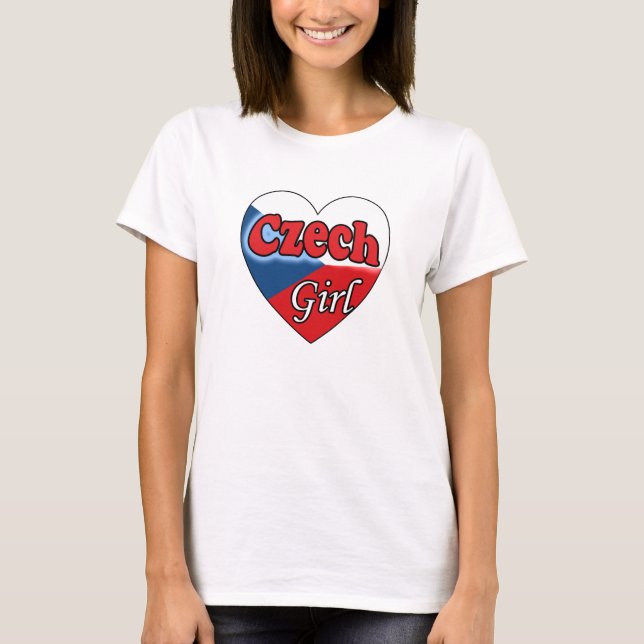 Camiseta Chica checo (Anverso)