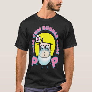 Camiseta CHICA CHICLE BAZUCA SOPLANDO BURBUJA RETRO 90's