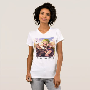 Camiseta Chica ciclista - ¡Vamos!