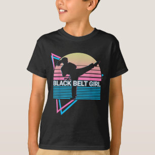 Camiseta Chica cinturón negro - Judo Karate Jiu Jitsu Taekw