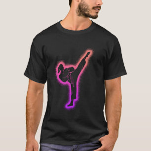 Camiseta Chica Clásica de Karate Artes Marciales Niños Muje