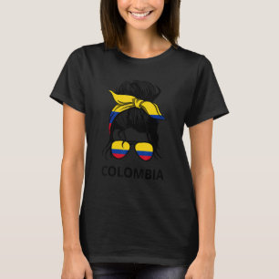 Camiseta  Chica Colombia Orgullo de Latina colombiana