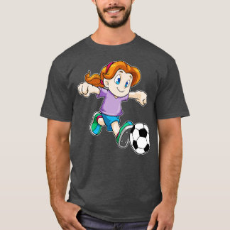 Camiseta Chica como jugador con bola
