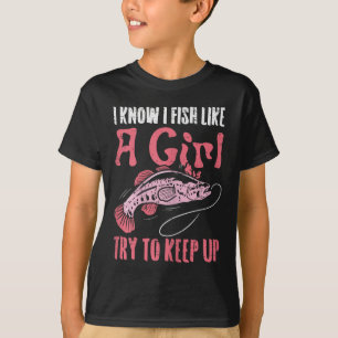 Camiseta Chica Como Pez Trata De Mantener La Frescura Pesca