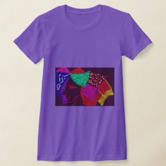 Camiseta Chica con Cabello Acolchado