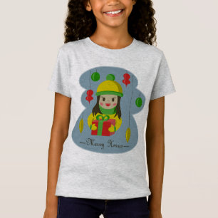 Camiseta Chica con caja de regalo para Navidades