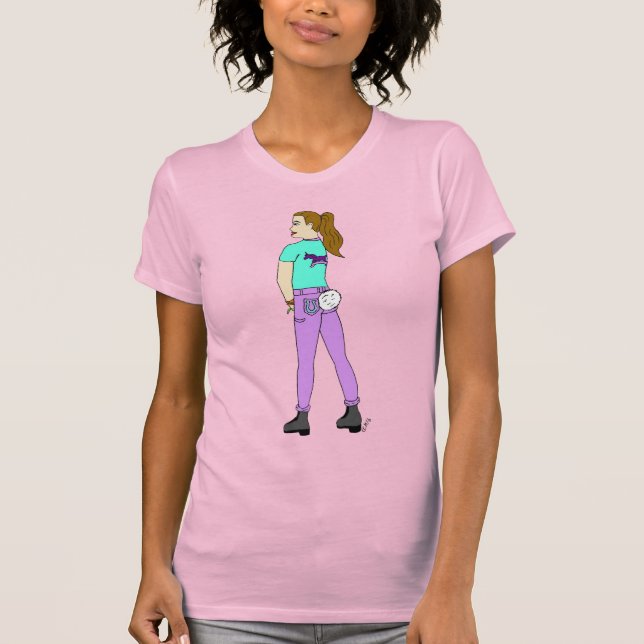 Camiseta chica con cola de conejo (Anverso)