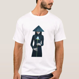 Camiseta Chica con flor | Diseño único