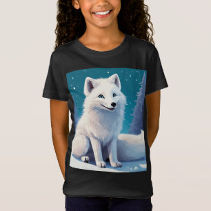 Camiseta chica con foto de cachorro