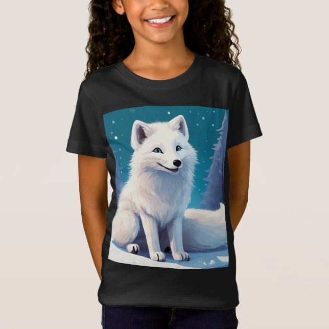 Camiseta chica con foto de cachorro (Anverso)