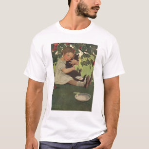 Camiseta Chica con gatito