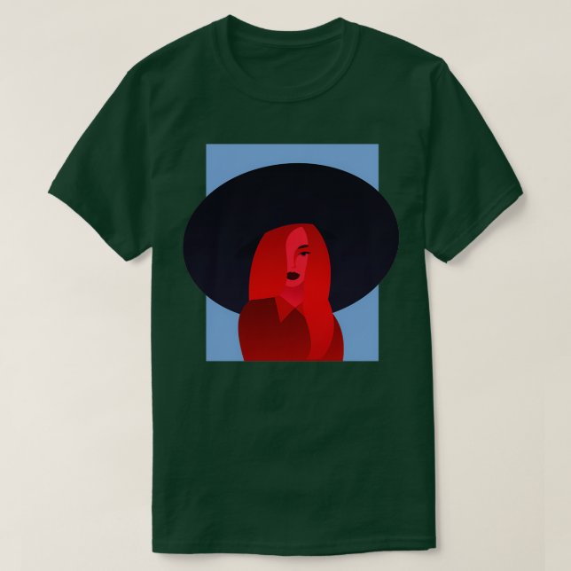 Camiseta Chica con Gorra de moda (Diseño del anverso)