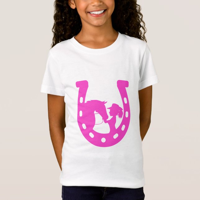 Camiseta Chica con herradura y Gorra occidental herradura r (Anverso)