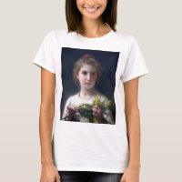 Chica con Mimosa, Bouguereau