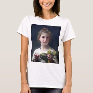 Camiseta Chica con Mimosa, Bouguereau