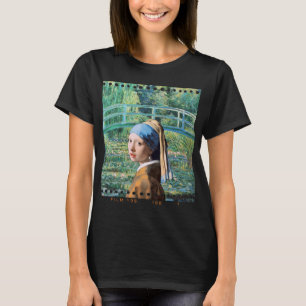 Camiseta Chica con Pearl Earring, Water Lily Pond