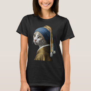 Camiseta Chica con Perla Gato 1
