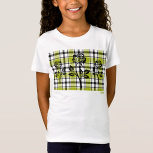Camiseta chica con Rosas gráficos y de plástico HA
