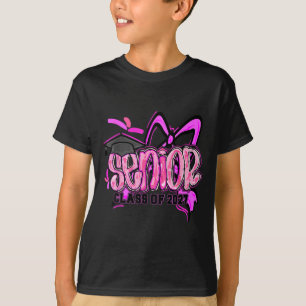 Camiseta Chica coqueta rosa de último año 2027 promoción 20