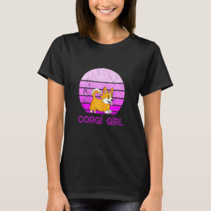 Camiseta Chica Corgi Pembroke Welsh Corgi Perro Retro Dueño