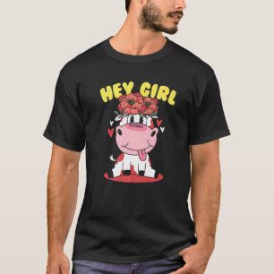 Camiseta Chica Cow Cute Farm Animal Granjero Ganadero Mujer