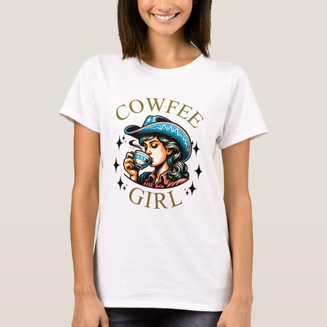 CAMISETA CHICA COWFEE (Anverso)