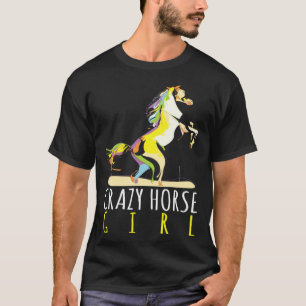 Camiseta Chica Crazy Horse Cabalgata Ecuestre Caballo