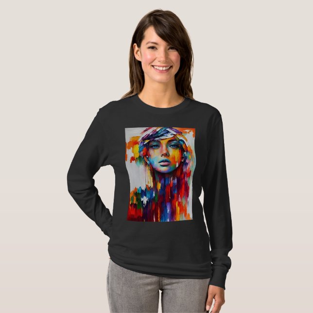 Camiseta Chica creativo: Arte moderno usable (Anverso completo)