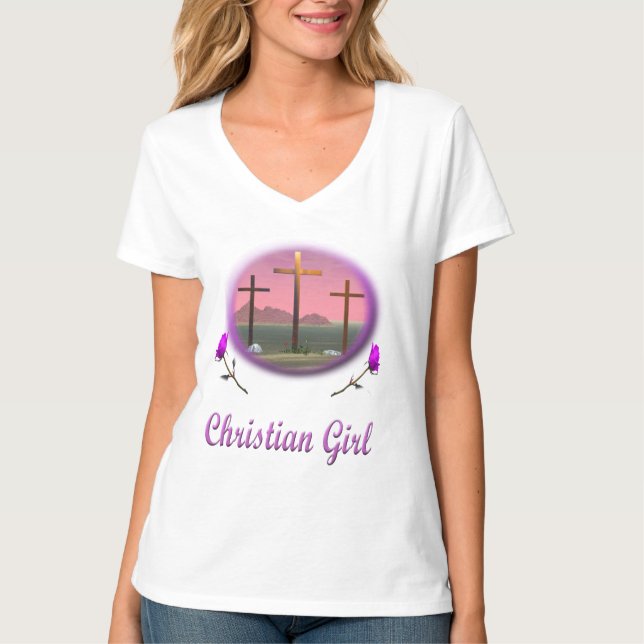 Camiseta Chica cristiano (Anverso)