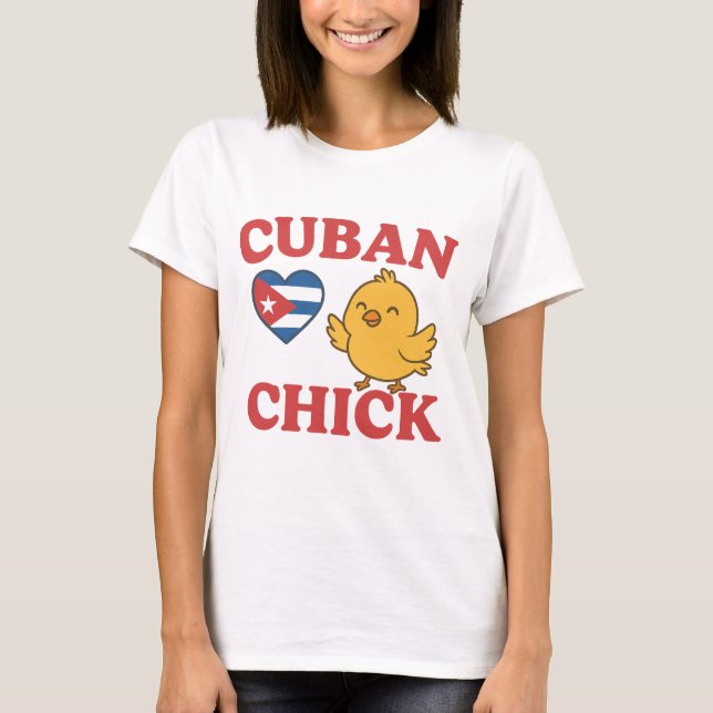 Camiseta Chica cubana (Anverso)